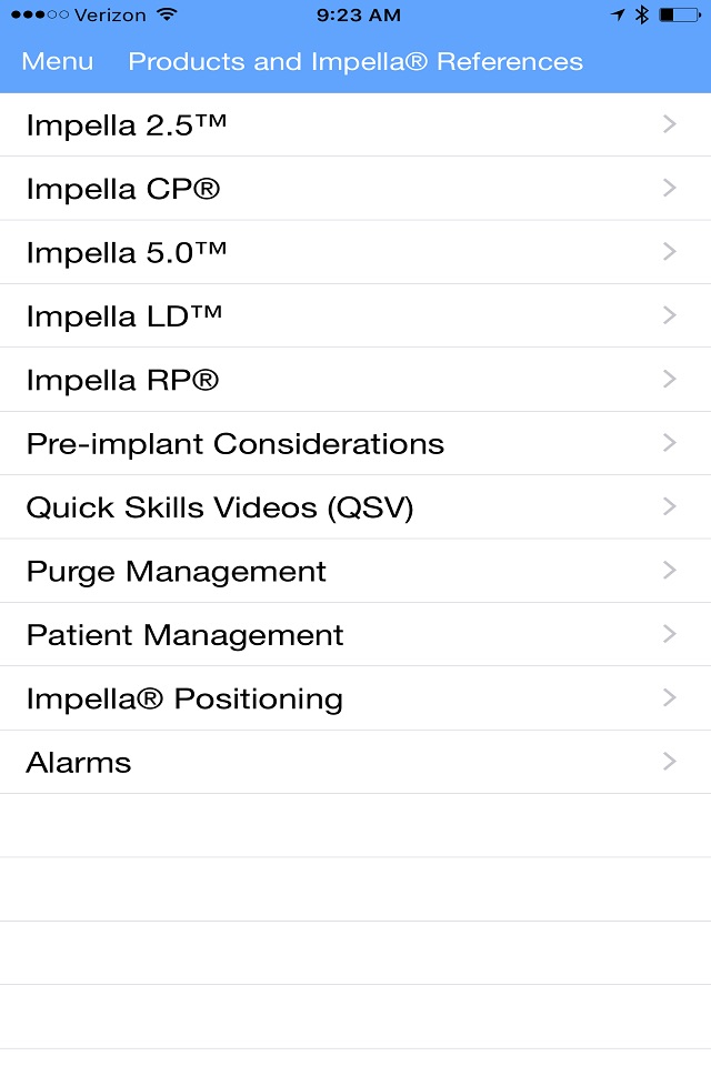 Impella App screenshot 2