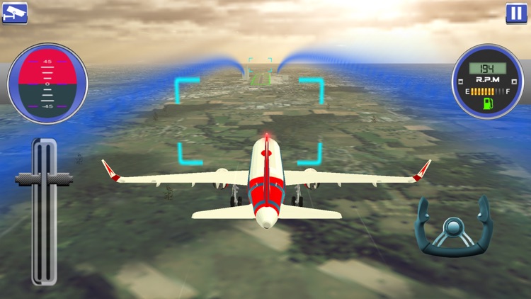 Flying Airplane Simulator 3D screenshot-3