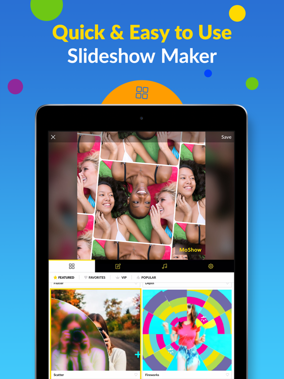 MoShow - Slideshow Movie Maker screenshot