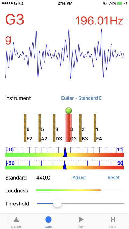 Precise Guitar Tuner