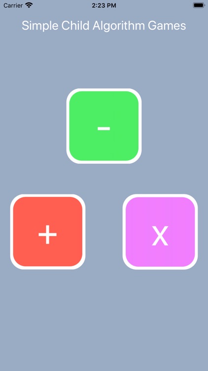 Simple Algorithm Game