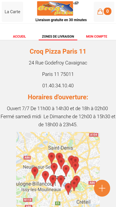 How to cancel & delete Croq Pizza Paris 11 from iphone & ipad 4