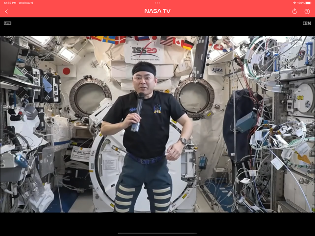 Captură de ecran 3D ISS Real-Time Tracker