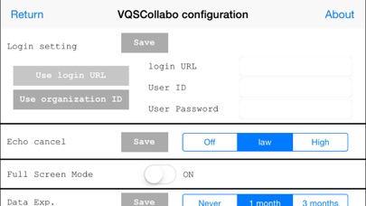 How to cancel & delete VQSCollabo V3x Meeting Type from iphone & ipad 2