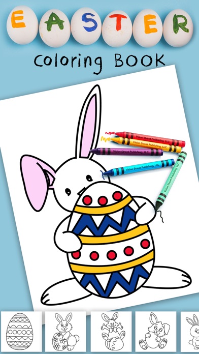 Easter Egg Coloring book pages screenshot 2