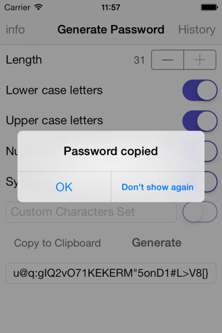 Generate Custom Password screenshot 4