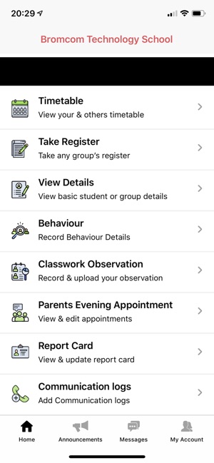 Bromcom Teacher App