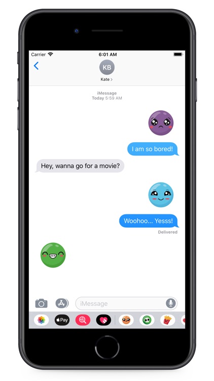 Cute Kawaii Cartoon Emojis screenshot-5