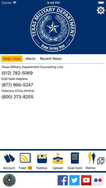 Texas Military Department App