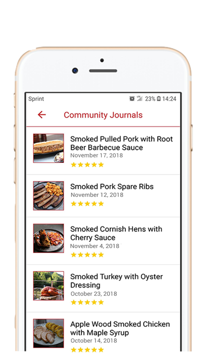 Cave Tools BBQ Recipe Journal screenshot
