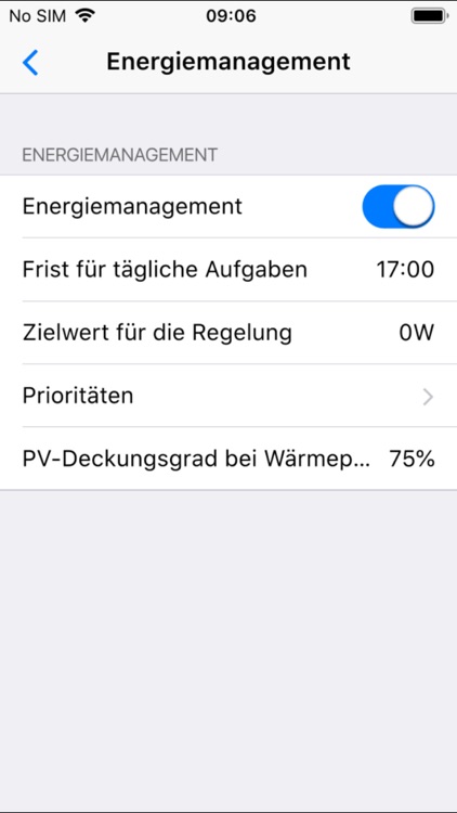 homee ENERGIEMANAGER