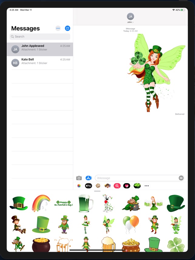 st patrick's day emoji iphone