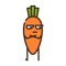 small carrot Stickers is a sticker application
