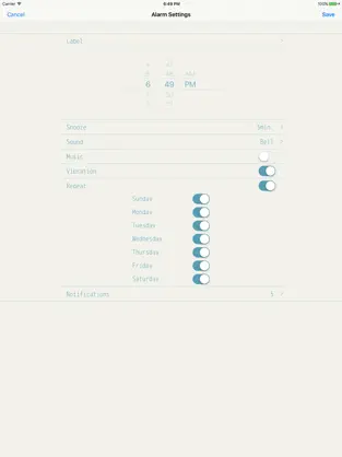 Screenshot 2 Alarma & Temporizador iphone