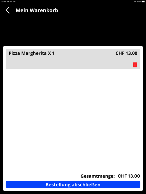 Avanti Pizza Büren screenshot 3