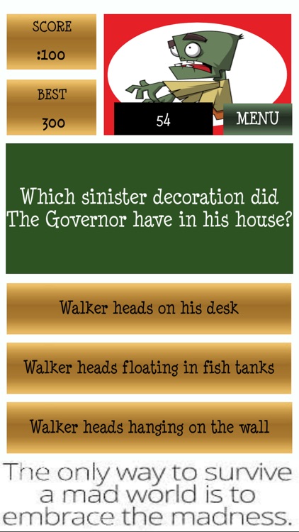 Unofficial Walking Dead Quiz screenshot-3