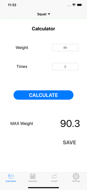 Max Calculator benchpress etc