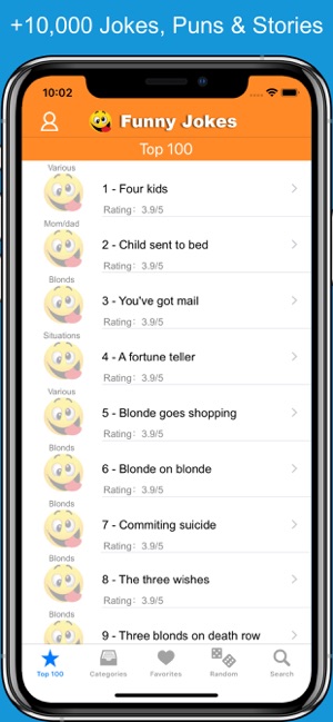 Funny Jokes, Stories & Puns(圖1)-速報App