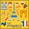 The application of learning French communicate with common sentence patterns along with the meaning interpretation, spelling transcriptions and real sounds supports people who are the beginners