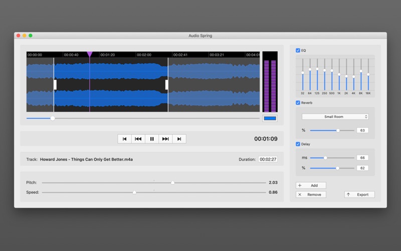 Audio Spring screenshot1