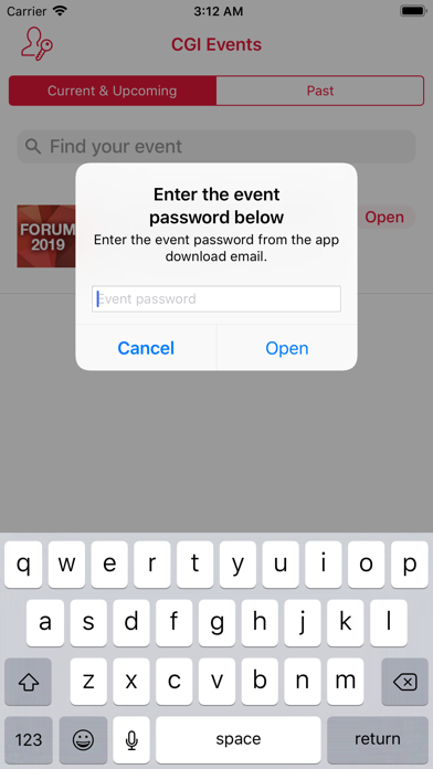 How to cancel & delete CGI Events from iphone & ipad 2