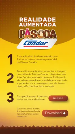 Game screenshot Realidade Aumentada Condor apk