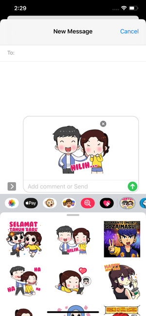 Andy n Anissa Stiker