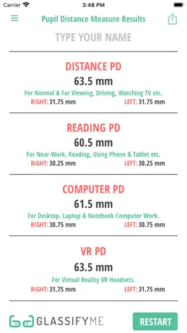 Game screenshot Pupil Distance PD Measure apk