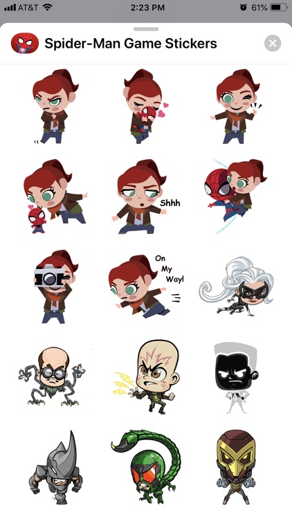 Spider-Man Game Stickers screenshot-4