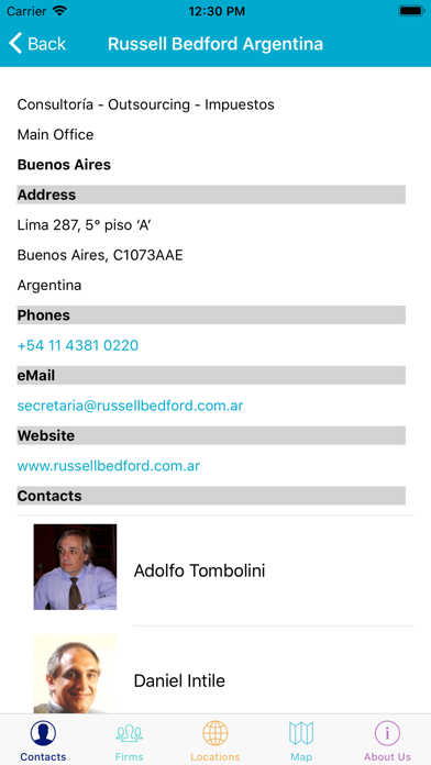 Russell Bedford Directory screenshot 3