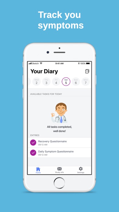 Trial Symptom Tracker screenshot 2