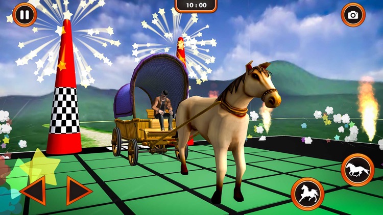 Ultimate Horse Cart Stunt Race screenshot-4