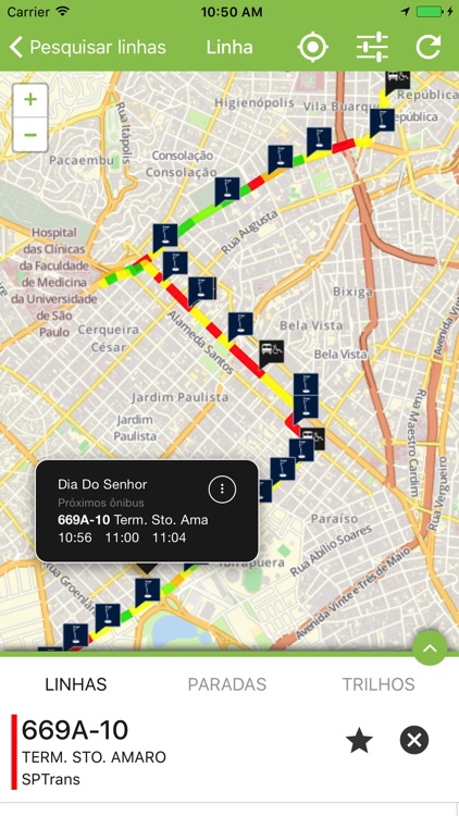 Ônibus ao Vivo - Transportes