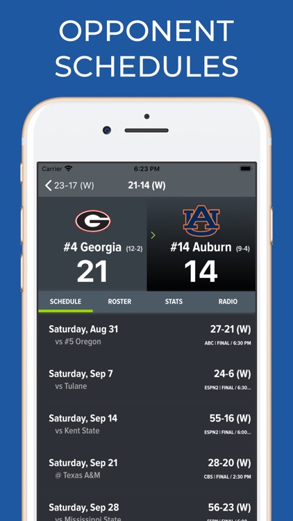 Georgia Football Schedules screenshot-7