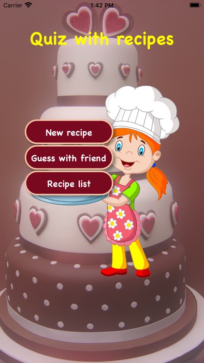 Quiz with recipes