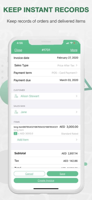 Invoice by McLedger