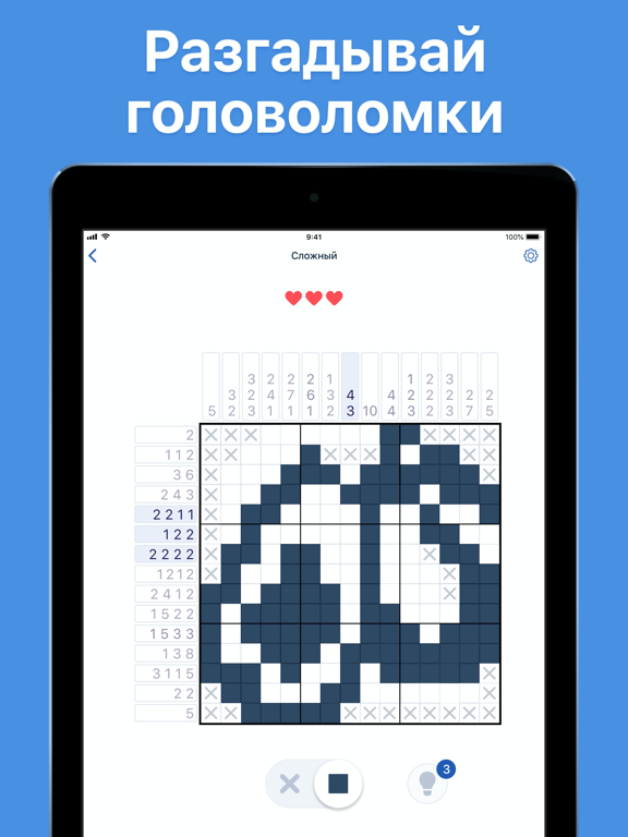 Nonogram.com - Логическая игра на iPad