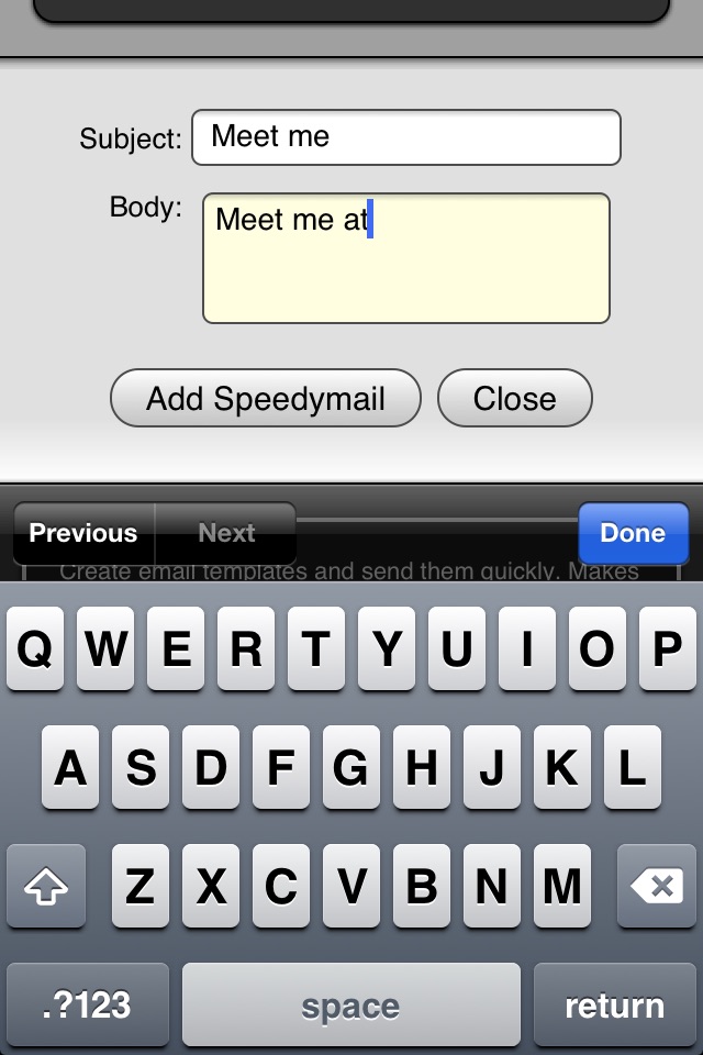 Speedy Mail screenshot 2
