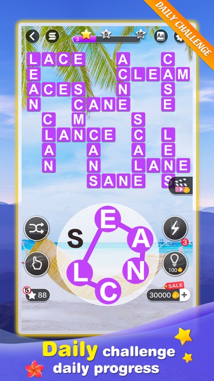 Word Calm -crossword puzzle