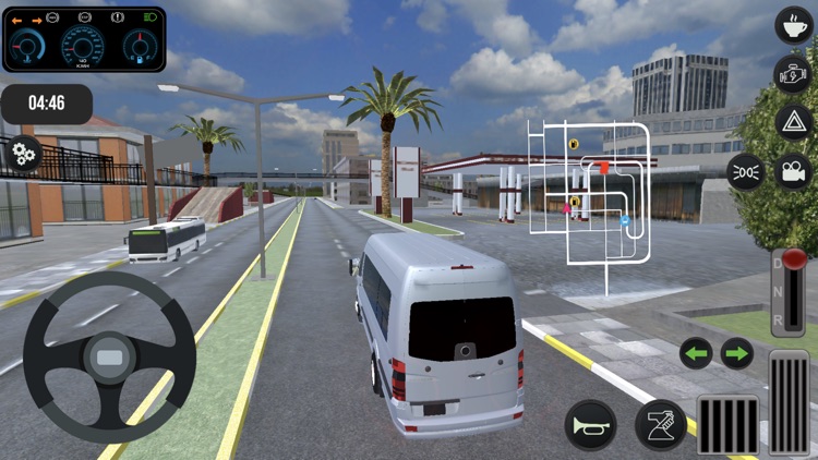 Minibus City Travel Simulator