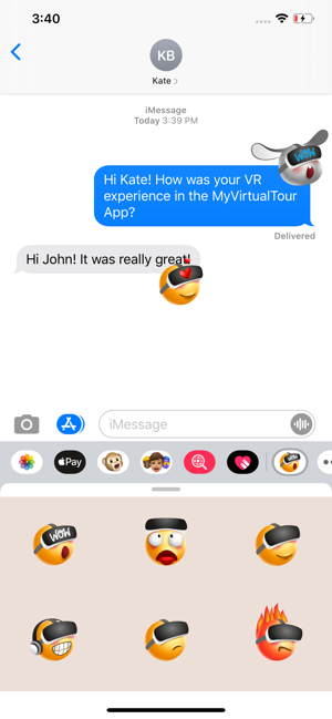 My Virtual Sticker | VR Emoji(圖2)-速報App