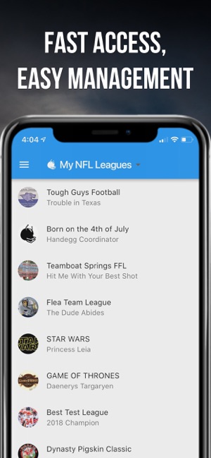 Fleaflicker Fantasy Sports(圖3)-速報App