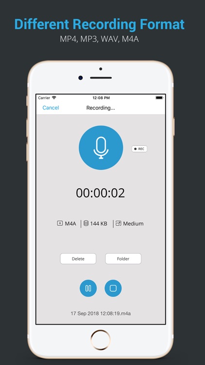 Audio Recorder HD & Voice Memo screenshot-4