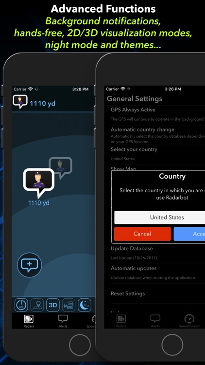 Radarbot Pro Speedcam Detector screenshot-4