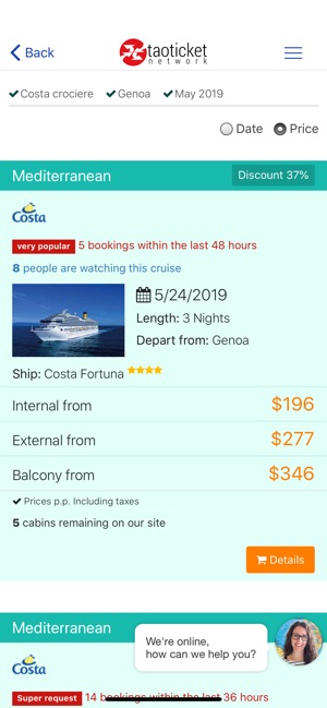 Ticketcosta - Cruises(圖2)-速報App