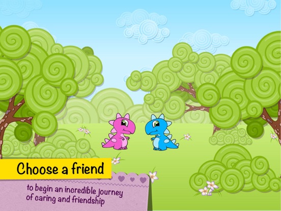 Virtual Pet Dino and Farm. iPad app afbeelding 1