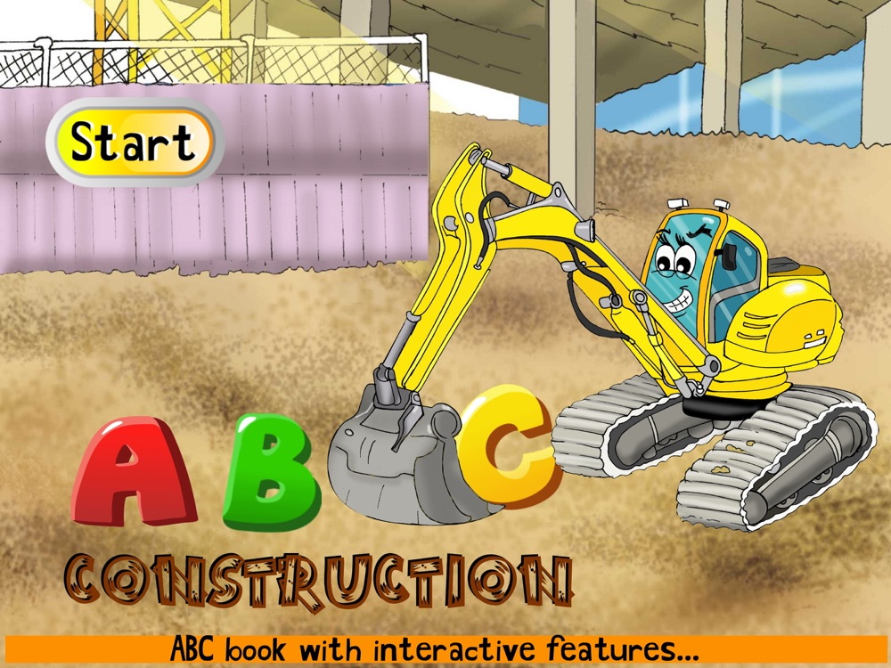 Construction Truck Games ABC App for iPhone Free Download