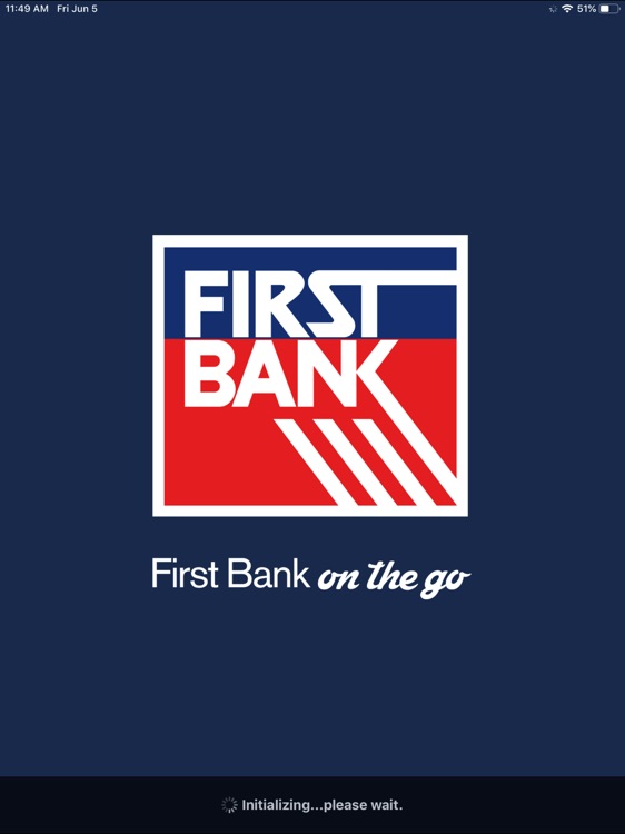 First Bank On The Go for iPad