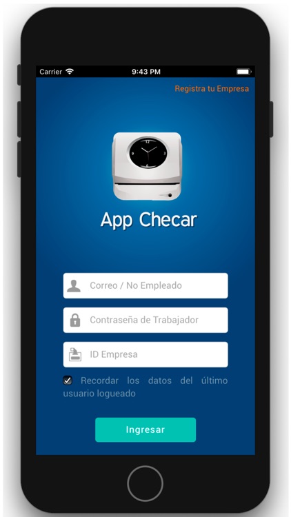 App Checar Fingerprint