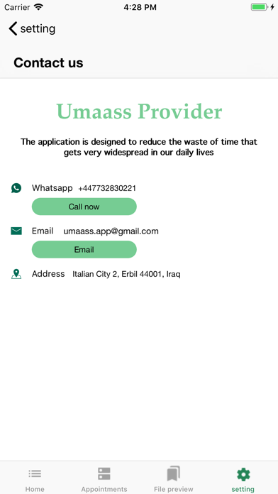 UmaassProvider screenshot 2